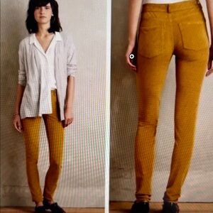Anthropologie Pilcro and the Letterpress Skinny Corduroy Jeans Size 27